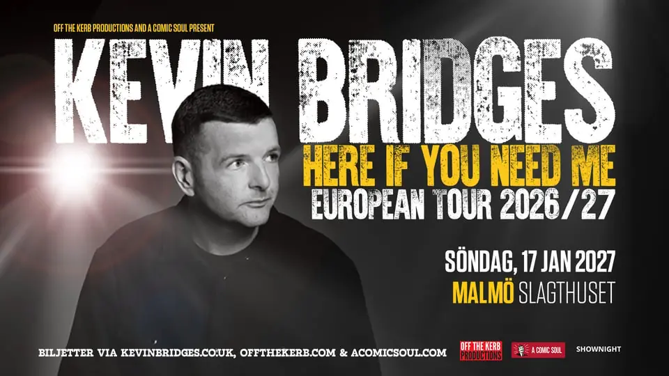 Kevin Bridges — Slagthusets Teater, Malmö
