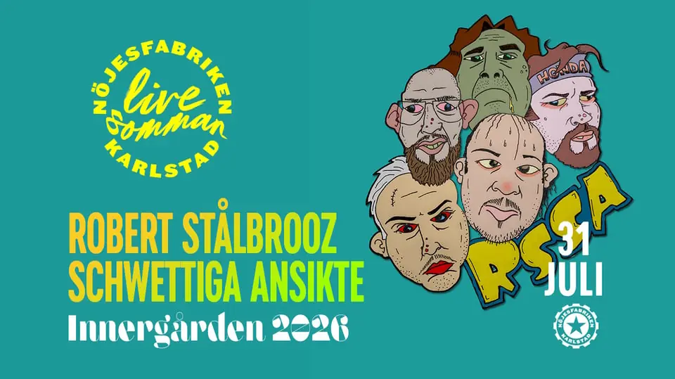 RSSA: A Tribute to Errol - Live at Innergården — Nöjesfabriken, Karlstad