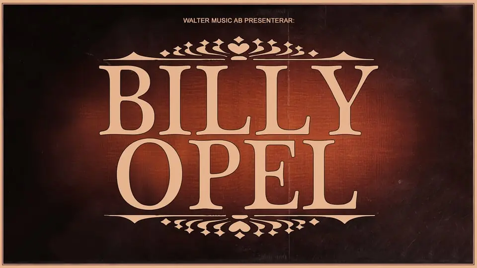 Billy Opel — Falkenbergs Stadsteater, Falkenberg