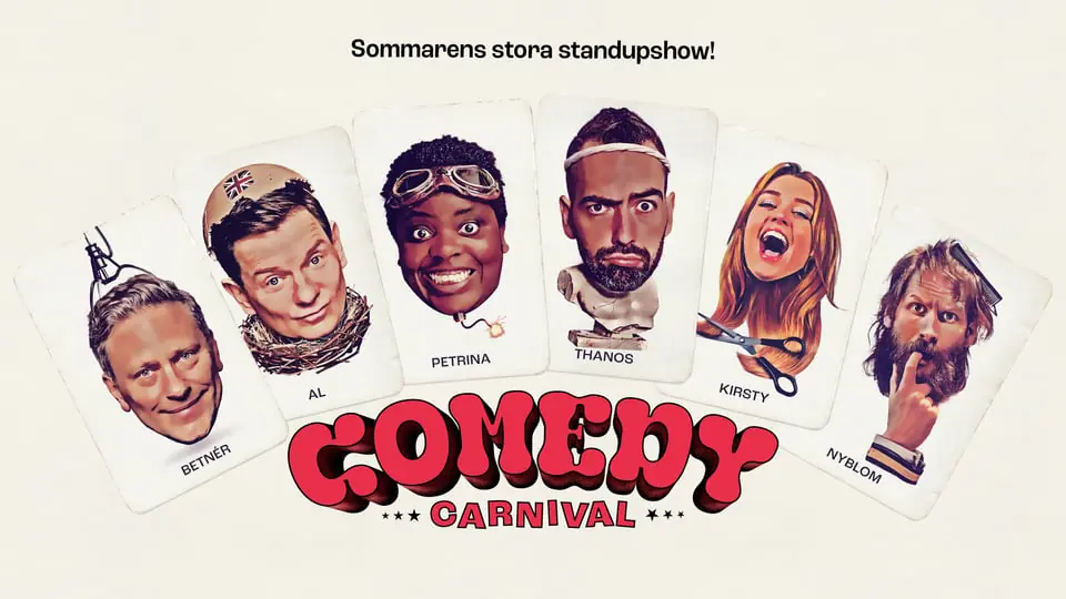 Comedy Carnival 2026 | Huskvarna — Utescenen, Huskvarna Folkets Park, Huskvarna