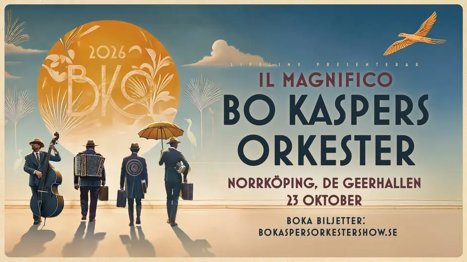 Bo Kaspers Orkester - Il Magnifico — De Geerhallen, Norrköping