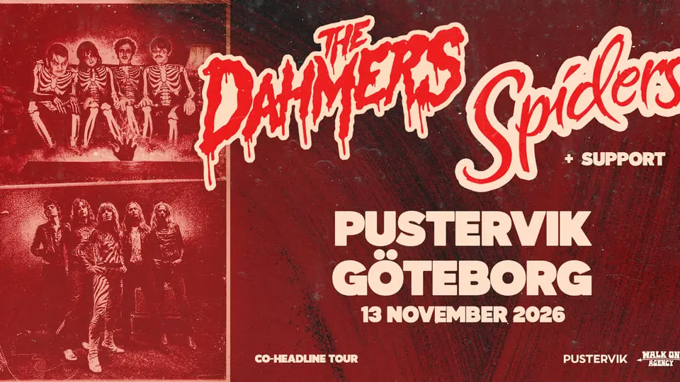 The Dahmers+Spiders — Pustervik, Gothenburg