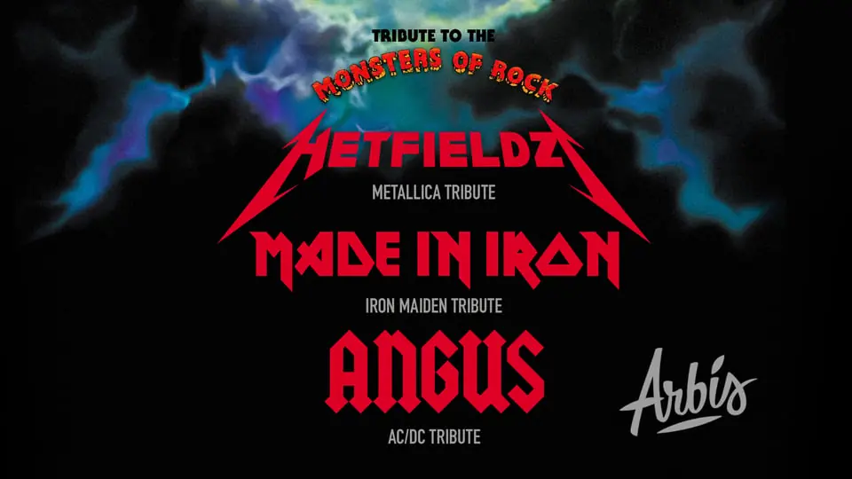 Monsters of Rock: Angus + Hetfieldz + Made In Iron — Arbis, Norrköping