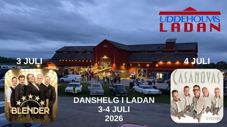 Danshelg i Uddeholmsladan 3-4 July 2026 — Uddeholmsladan, Uddeholm