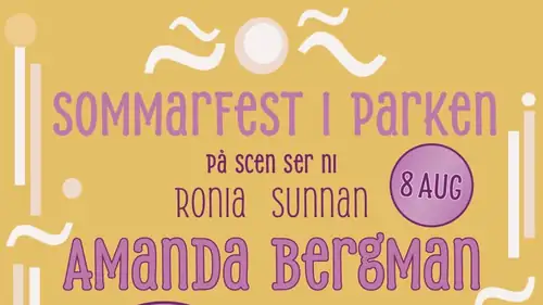 Sommarfest i Söderbärkeparken - Amanda Bergman