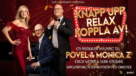 A Musical Tribute POVEL & MONICA Z — Hebeteatern, Folkets Hus Kulturhuset, Trollhättan