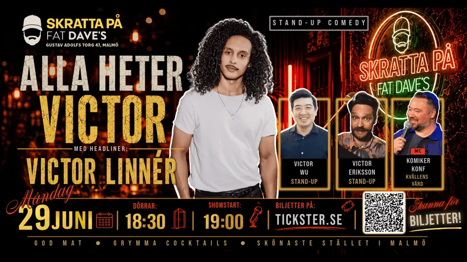 Victor Linnér Stand Up - Skratta S02E11 — Fat Daves, Malmö