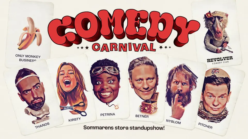 Stand-up Comedy Carnival - Motala — Lokverkstan, Motala
