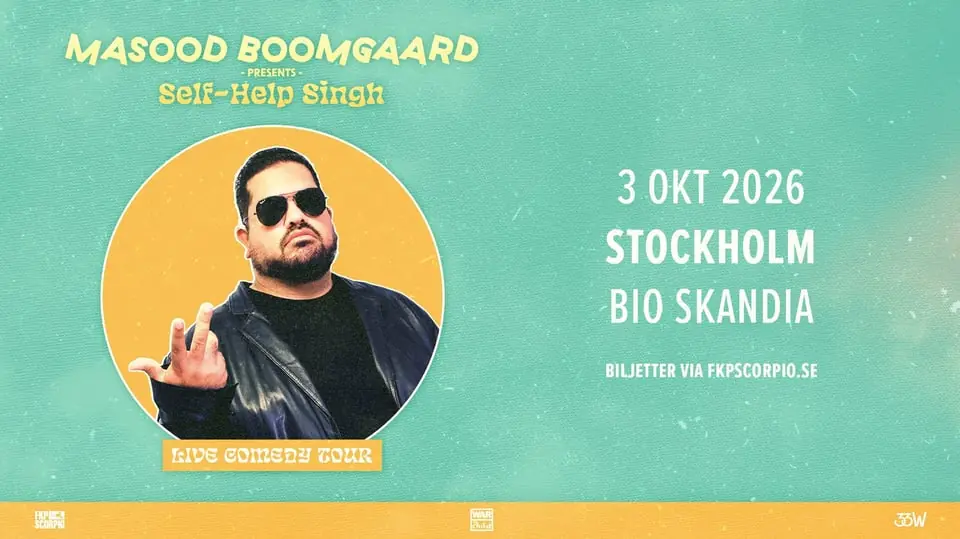 Masood Boomgaard (live) — Bio Skandia, Stockholm
