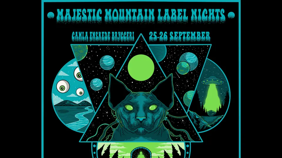 Majestic Mountain Label Nights — Gamla Enskede Bryggeri, Tukholma