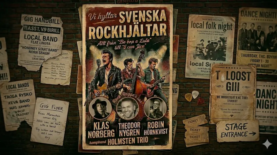 Svenska Rockhjältar Rundvik — Rundviks Folkets Hus, Rundvik