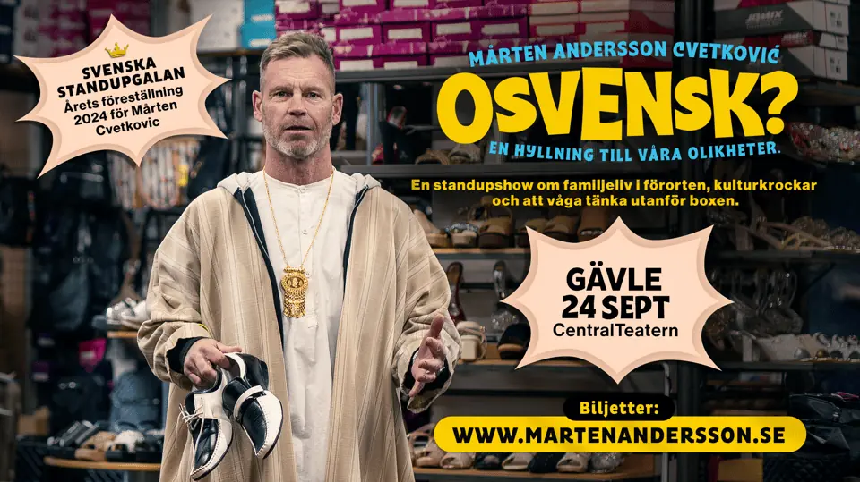 OSVENSK? A Tribute to Our Differences — Centralteatern Gävle, Gävle