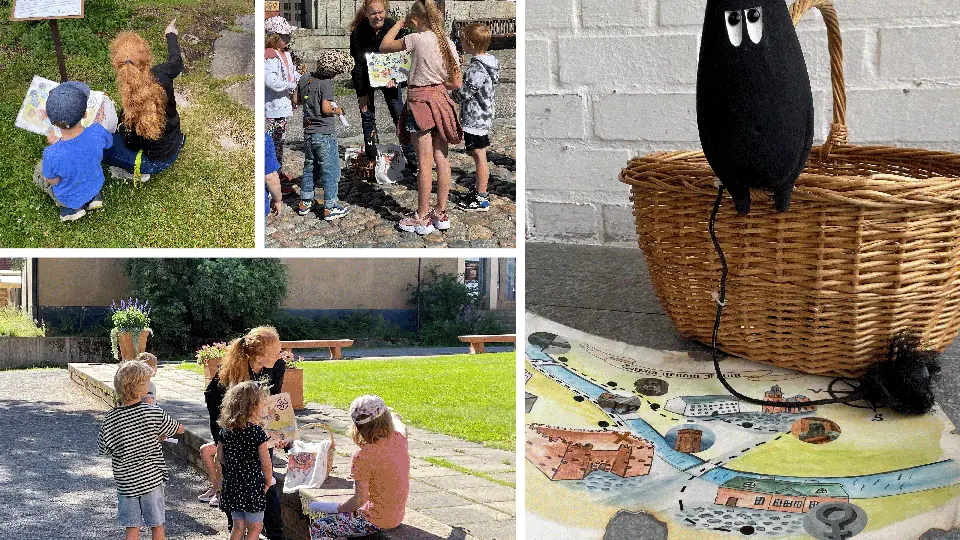 City Walk for Children: Tassa as Your Guide Through Falun — Dalarnas museum, Falun