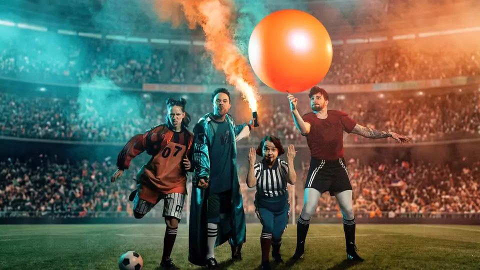 Football Dramatics — Westerlundska Gymnasiet scen/salong, Enköping