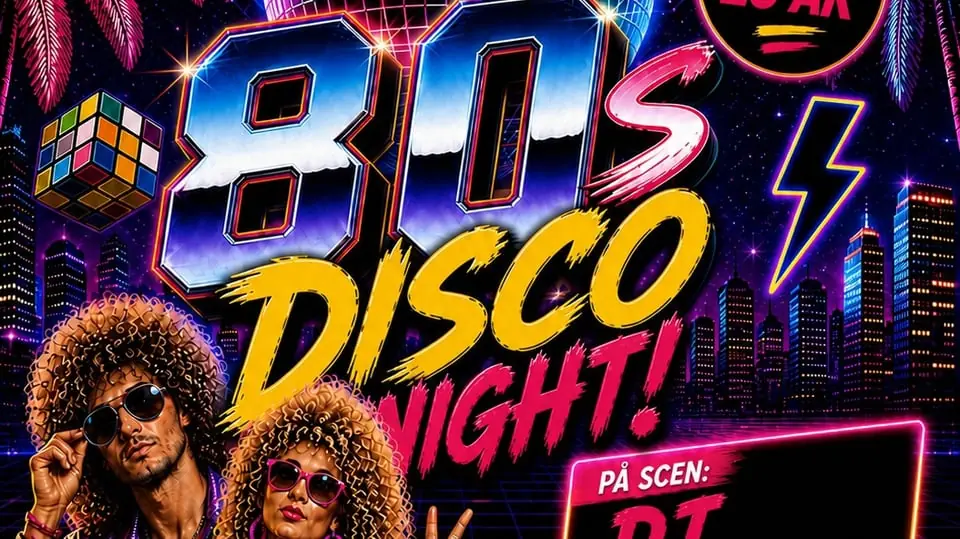 80s Disco Night Örnsköldsvik — Bruksgården, Örnsköldsvik