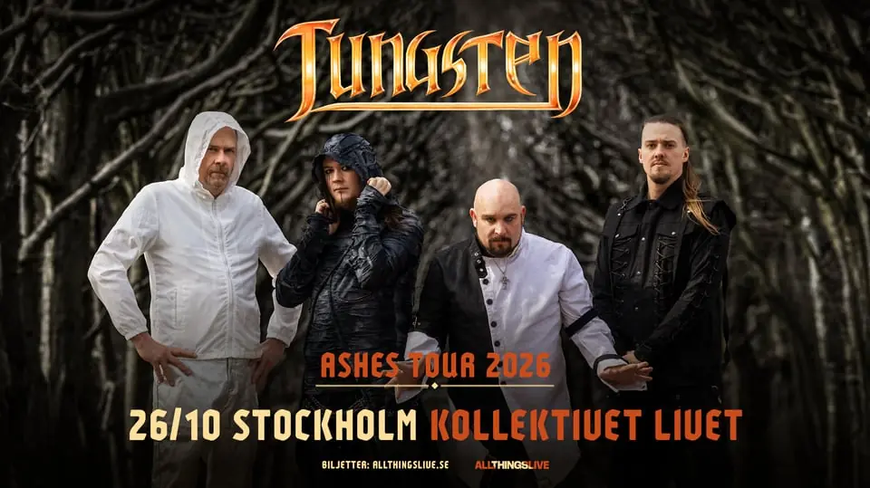 Tungsten - Ashes Tour 2026 | Stockholm — Kollektivet Livet, Stockholm