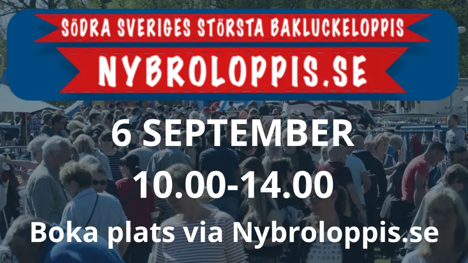 Södra Sveriges största bakluckeloppis — ÅKRAHÄLLSOMRÅDET, Nybro