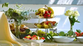Afternoon tea в праздничном зале Лёвстабрукс хергорд