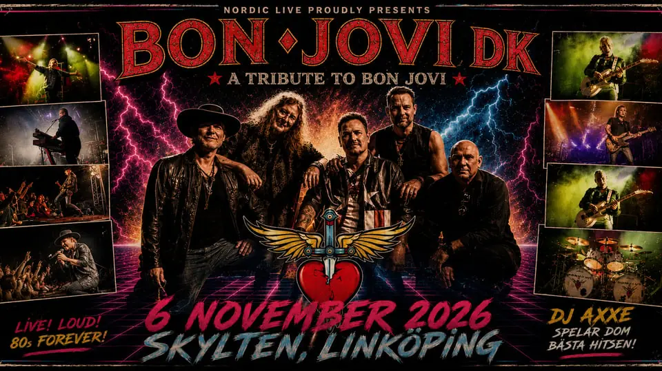 BON JOVI DK - A Tribute to Bon Jovi — Skyltenlkpg, Linköping