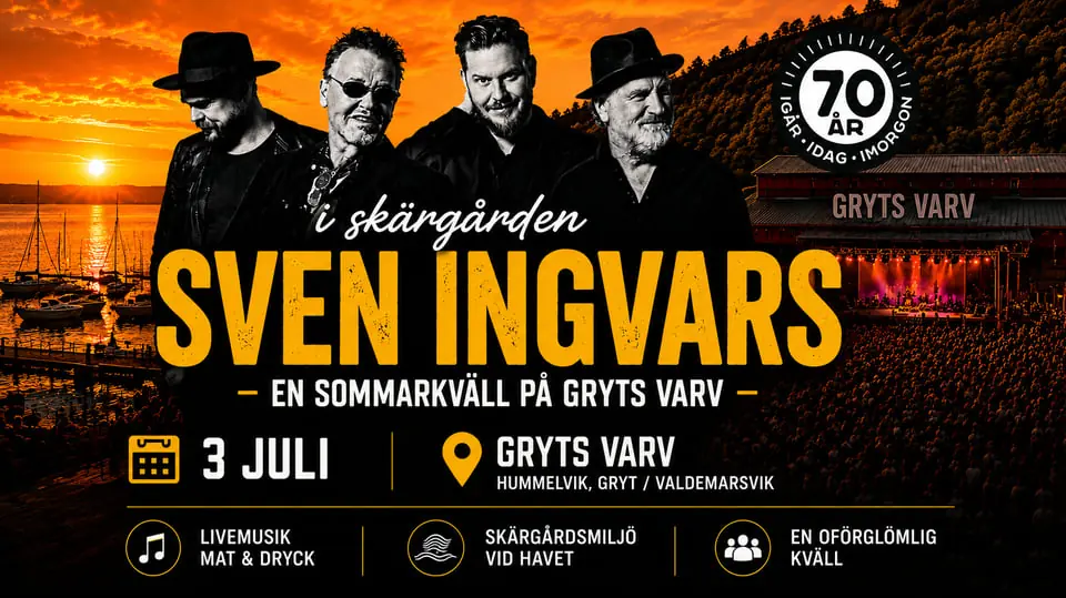 Sven Ingvars at Gryts Varv Valdemarsvik — Gryts Varv Valdemarsvik, Gryt