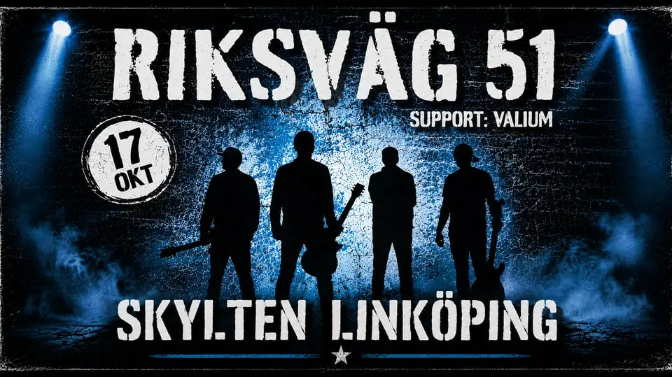 Riksväg 51 + Valium — Skyltenlkpg, Linköping