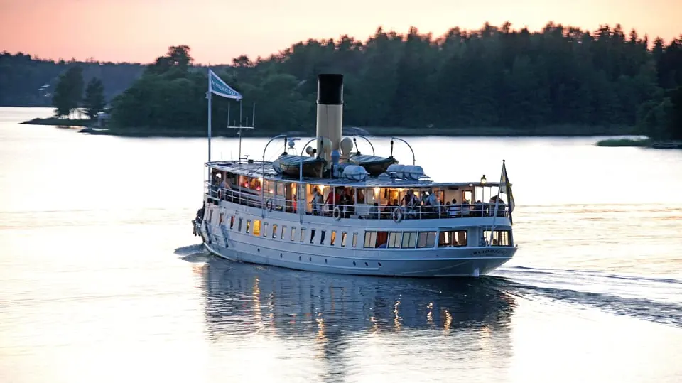 Söndagar Furusund till Sthlm — Ångfartyget S/S Blidösund, Блидёсунд