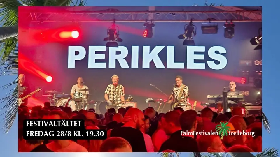 PalmFestivalen 2026 Friday Evening, Perikles — PalmFestivalen på Stortorget, Trelleborg