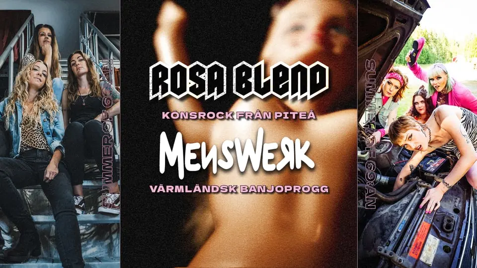 Rosa Blend + Menswerk 23/7 — Monument, Gothenburg