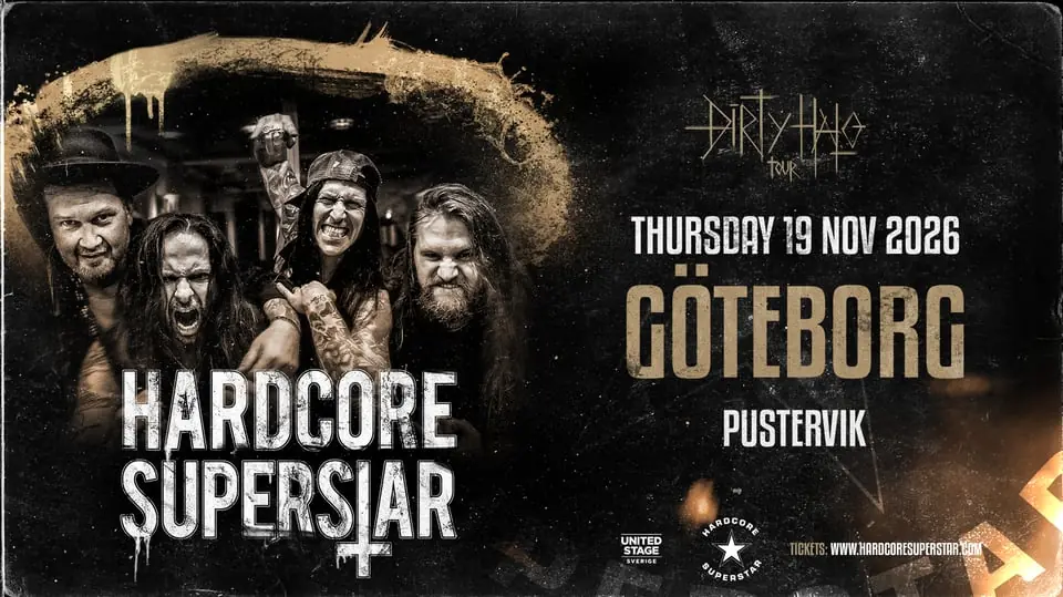 Hardcore Superstar — Pustervik, Gothenburg