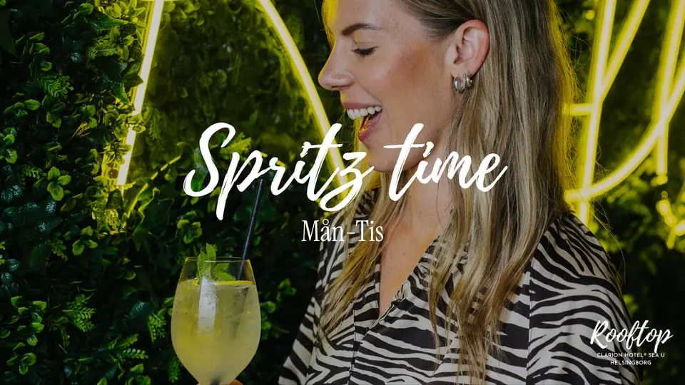 Spritz Time on Rooftop Bar — Clarion Hotel Sea U, Helsingborg