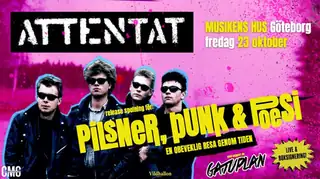 ATTENTAT: Release för PILSNER, PUNK & POESI - Gbg