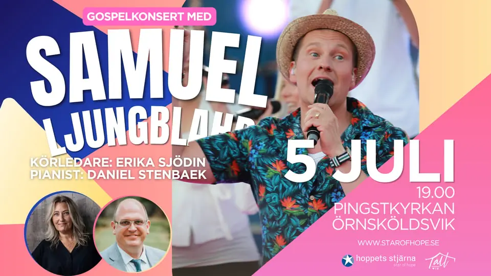 Samuel Ljungblahd | Gospel Concert — Pingstkyrkan Örnsköldsvik, Örnsköldsvik