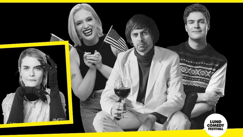 BRIT PACK with MC extraordinaire: Hazel Brugger — Amfi i Stadshallen, Lund