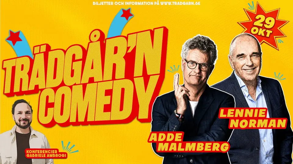 TRÄDGÅR'N COMEDY - MALMBERG & NORMAN — trädgår’n, Gothenburg