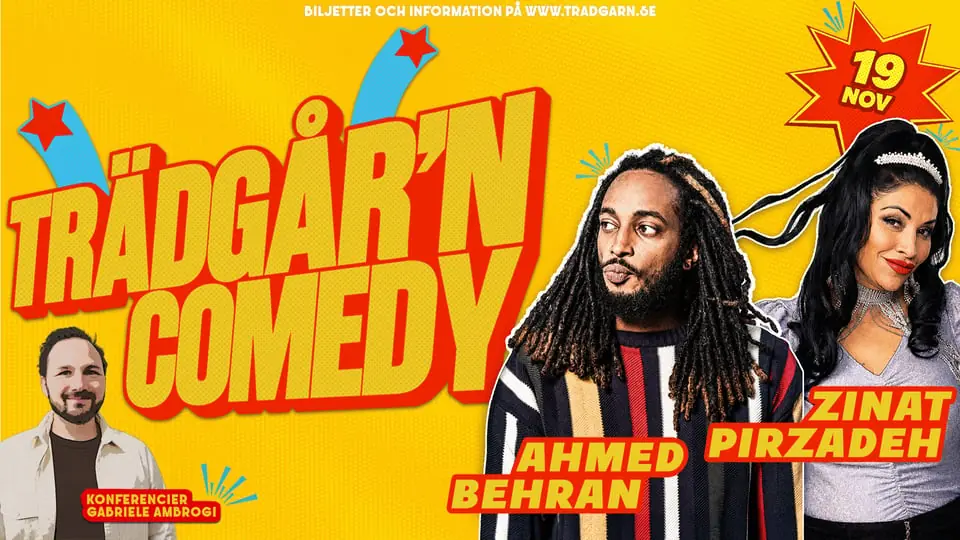 TRÄDGÅR'N COMEDY - BEHRAN & PRIZADEH — trädgår’n, Gothenburg