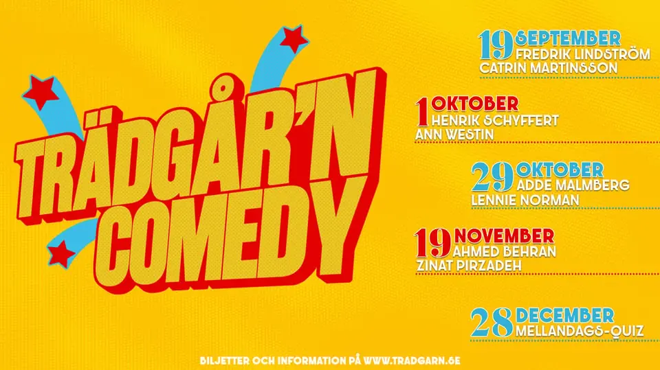 TRÄDGÅR'N COMEDY - Mellandags Quiz — trädgår’n, Gothenburg