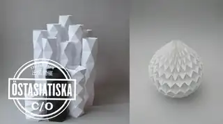 Оригами - Складывание бумаги с крестообразным узором