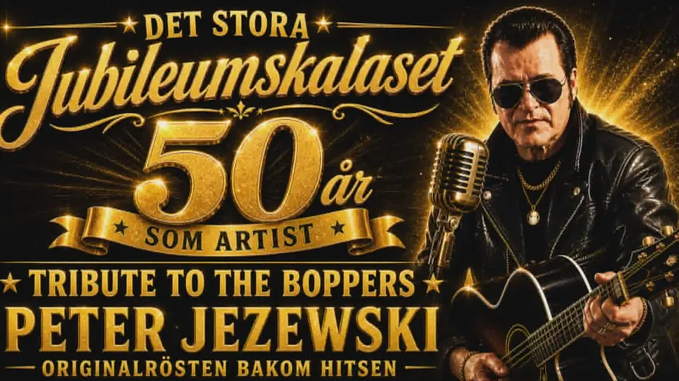 Peter Jezewski's Grand Jubilee Gala in Växjö — Växjö Teater, Växjö