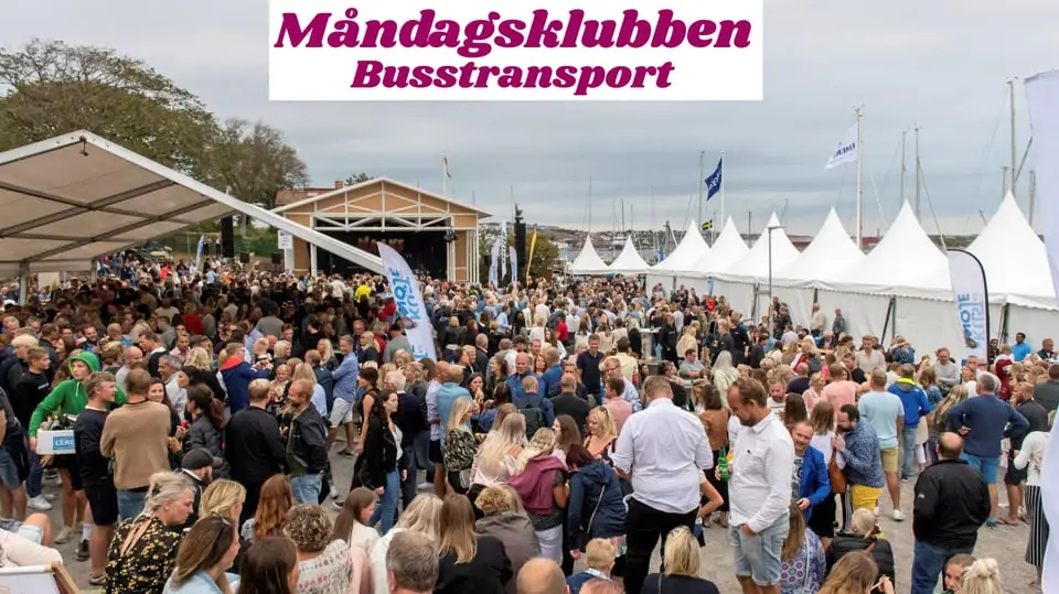 Bus transport to Måndagsklubben 13/7 — Havsbadsparken, Lysekil