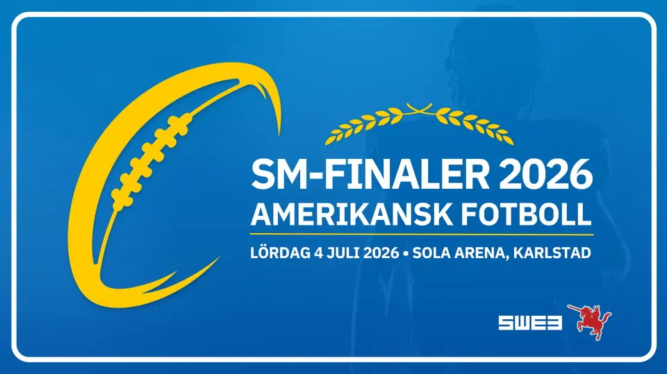 Swedish American Football Championship Finals 2026 — Sola Arena, Karlstad