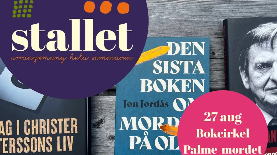 Bokcirkel Palme-mordet — Mejeriet, Lund