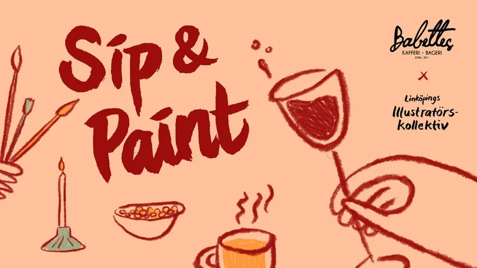 Sip & Paint: Acrylic Painting - Christmas Edition! — Babettes Kulturpalats, Linköping