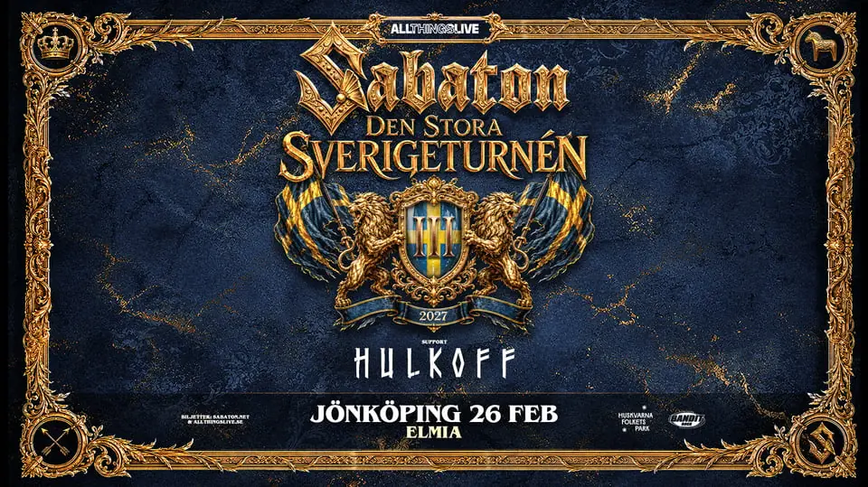 Sabaton — Elmia, Jönköping