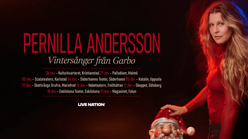 Pernilla Andersson - Winter Songs from Garbo — Hebeteatern, Folkets Hus Kulturhuset, Trollhättan