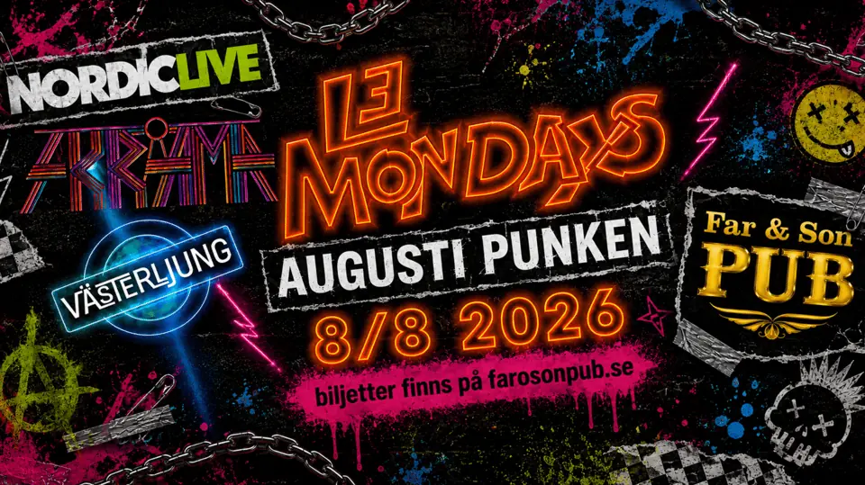 AUGUSTI PUNKEN 2026 — Far och Son, Västervik