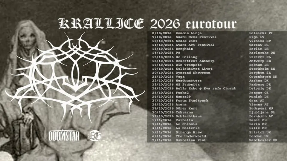 KRALLICE (US) + Support — Dyestad Showroom, Borgholm