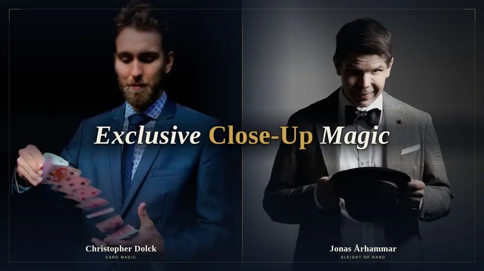 Exclusive Close-up Magic — Dockteaterhuset, Örebro