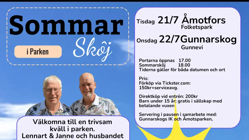 Sommarskôj i Parken — Gunnevi, Gunnarskog