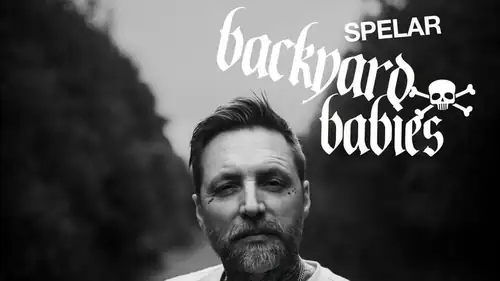 Nicke Borg with band plays Backyard Babies