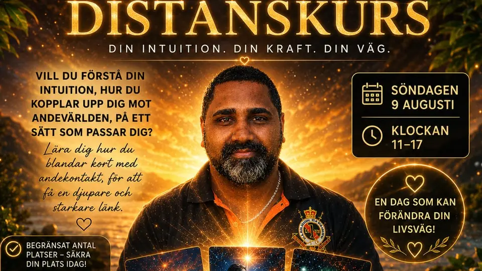 ETÄKURSSI INTUITIO MARTIN OHLSONIN KANSSA — Distanskurs Zoom Workplace, .